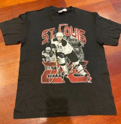 NHLPA Hockey Negro Camiseta Martin St. Louis - Niños XL  Foto 1 de 3