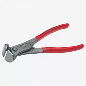 NWS 8" End Cutting Nipper - Atramentized - Plastic Grip - Picture 1 of 1