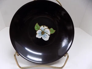 Cuenco para servir de colección Couroc of Monterey WHITE DOGWOOD con incrustaciones de 8 pulgadas EE. UU. - Imagen 1 de 4