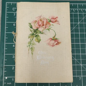 Mai 1920 Hochzeitstag Buch New York State Vintage Ephemera - Bild 1 von 3