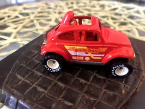 Mint Vintage Hot Wheels Real Riders Blazin VW Baja Bug Beetle Mattel 1983 Red - Picture 1 of 7
