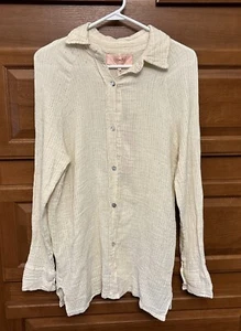 Top con bottoni Adelaine Italia nuovo con etichette taglia S filo colore oro 1886 - Foto 1 di 5