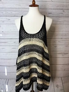 Zara Knit Collection Mesh Knit Top Size Medium KJX Beach Dress - Picture 1 of 5