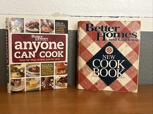 2 Better Homes and Gardens New Cook Book 5 Ring & Anyone Can Cook 3 Ring - Bild 1 von 3