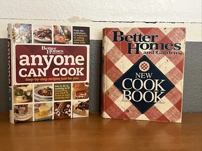 2 Better Homes and Gardens New Cook Book 5 Ring & Anyone Can Cook 3 Ring - Image 1 of 3
