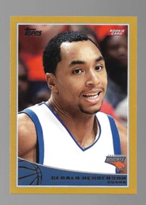 2009-10 Topps Chrome Gerald Henderson Gold Rookie #317/2009 - Picture 1 of 2