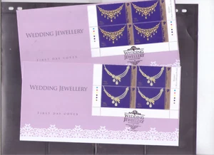 Joyería de boda Singapur 2017, negro de 4 en FDC - Imagen 1 de 3