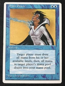 MTG Fourth Edition #67 Drain Power MP-HP - Picture 1 of 2