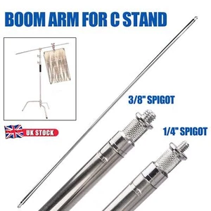 Brazo de pluma de estudio 1,27 m metal resistente soporte en C extensión de luz fotografía - Imagen 1 de 9