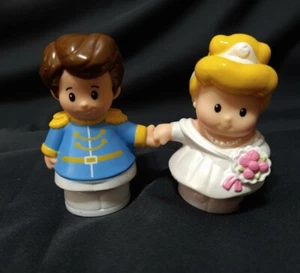 Little People Cinderella And Prince Cake Toppers Set Wedding - Picture 1 of 7