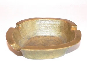 Vintage Zigarrenascher Aschenbecher Messing Art Deco Antik 50er Jahre #6627 - Bild 1 von 5