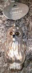 Glass Christmas Tree Ornament NEW Owl Hedwig Harry Potter 6.5 x 2.5 - Foto 1 di 3