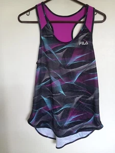 Fila Sport Women’s Multi Print Racer Back Tank Top - Size XS - Picture 1 of 3