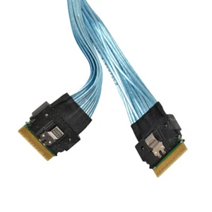 Gigabyte Amphenol RSL74 Ultraport SlimSAS SFF-8654 spécification 8i74Pos MJ11-EC1 - Photo 1/5
