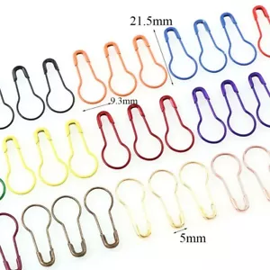 100stk Markierer Maschenmarkierer Sicherheitsnadeln Häkeln Farbmischung Stricken - Bild 1 von 4