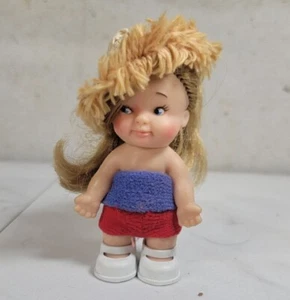 Muñeca Personaje Niña Uneeda Pee Wee 1966 De Colección 3 1/2" Alto Rubia - Imagen 1 de 6
