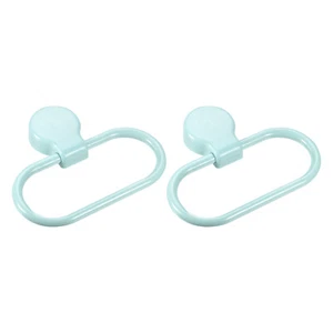 2Pakets wandmontierte Handtuchring ABS hängenden Halter selbstklebend balu - Bild 1 von 7