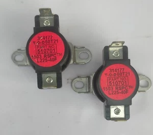 SPEED QUEEN 510701 WASCHTROCKNER THERMOSTAT 2 STÜCK - Bild 1 von 5