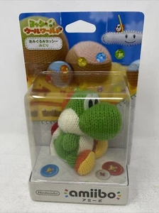 Green Yarn Yoshi amiibo Japan Import (Yoshi's Woolly World) US Seller! - Picture 1 of 6
