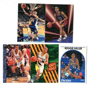 Reggie Miller 5 Karten Basketball Trading Card Lot HOF INDIANA PACERS (LOT 25) - Bild 1 von 1