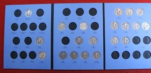 1916-1930 Standing Liberty Quarters in New Whitman Folder 20 coins SL22 - Picture 1 of 9