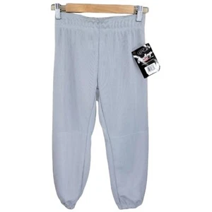 NEW Unisex Rawlings Gray Youth Baseball Pants Gray Size Large - Picture 1 of 5