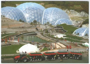 Eden Project, Summer 2001, colour postcard, posted 2002 - Picture 1 of 2