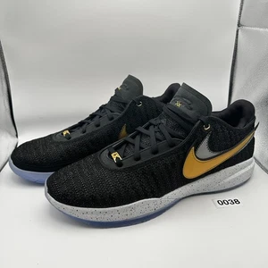Scarpe Nike LEBRON James 20 da uomo taglia 17 XX Fab 5 DJ5423-003 nero oro - Foto 1 di 11