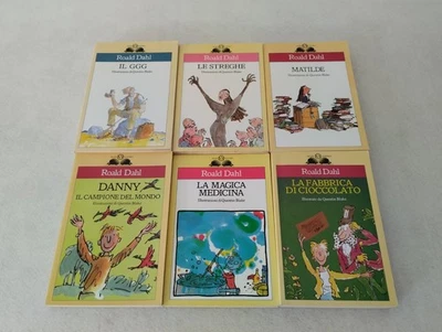 6 libri ROALD DAHL serie Salani Gl'Istrici (GGG, Streghe, Matilde, Danny ecc.) - Immagine 1 di 4