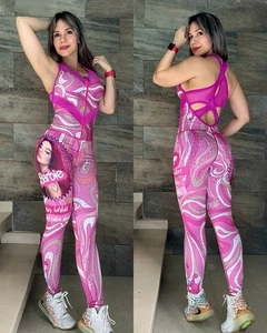 Colombian Brazilian Women’s Jumpsuit Enterizo Microfiber S M L Active Casual - Picture 1 of 2