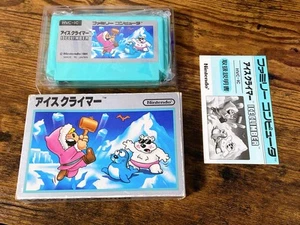 Carro de Juego Ice Climber Famicom y Manual con Caja, Probado, Limpieza Incluida - Imagen 1 de 19
