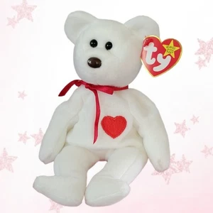 ❤️ VALENTINO ❤️ 1993 TY Beanie Baby Bear 🐻 MWMT'S - Picture 1 of 6