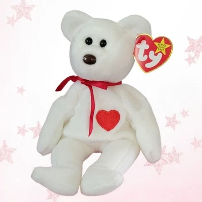 ❤️ VALENTINO ❤️  1993 TY Beanie Baby Bear 🐻 MWMT'S - Image 1 of 4
