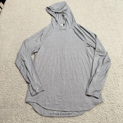 Sudadera con Capucha Lululemon Para Hombre Pequeña Azul Licencia Para Entrenar Rendimiento Entrenamiento Gimnasio Correr Foto 1 de 4