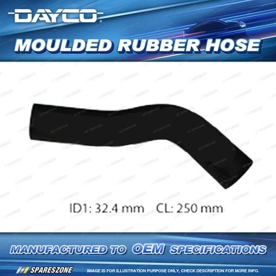 Dayco Upper Radiator Hose for Toyota Hilux LN147R LN152R LN167R LN172R - image 1 of 2