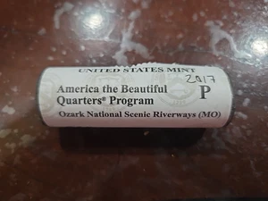 2017-P Ozark National Scenic Riverways Missouri ATB Quarter Roll - Picture 1 of 3