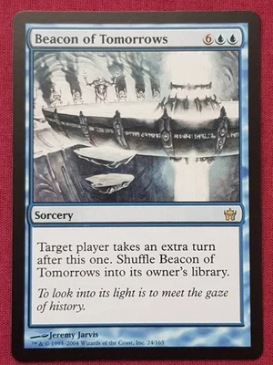 Magic The Gathering FIFTH DAWN BEACON OF TOMORROWS blue card MTG - Image 1 of 2