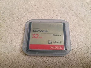 SanDisk 120MB/s Extreme S 32GB CompactFlash CF Memory Card SDCFXS-32G 32 GB - Picture 1 of 3