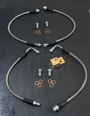 Front & Rear Brake Lines Replacement Kit SS 1990-2005 Mazda Miata NA/NB - Image 1 of 2