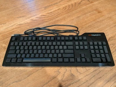 Das Keyboard Model S Ultimate Mechanical MX Blue Switch Blank Keys / Good Cnd - Image 1 of 4