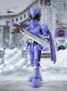 Figura Blokees Galaxy Ohsama Sentai King-Ohger Papillon Ohger Purple Ranger 4" - Imagen 1 de 3