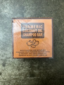 Barra de champú de aceite de coco de cúrcuma nueva/sellada 4,2 oz (120 g) envío gratuito - Imagen 1 de 2