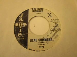 GENE SUMMERS Big Blue Diamond 45 RECORD JAMIE  DJ PROMO  TEXAS ROCKABILLY  UZ12 - Bild 1 von 2