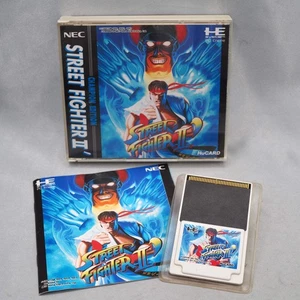 STREET FIGHTER 2 DASH Champion Edition PC Engine HuCARD Tested NEC  NTSC-J - Picture 1 of 21
