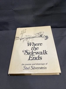 VINTAGE Where The Sidewalk Ends Shel Silverstein 1974 1st edition HC  - Picture 1 of 9