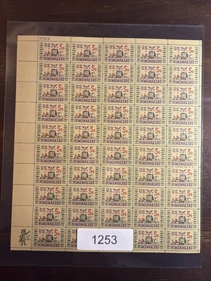 1253 US Mint Sheet, 5 Cent Homemakers, Sampler, Mint NH - Image 1 of 3