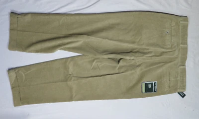 PANTALÓN LEVIS DOCKERS 36X29 MARRÓN VINTAGE 2001 RECODE PANA RELAJADO PLISADO NUEVO CON ETIQUETAS Foto 1 de 3