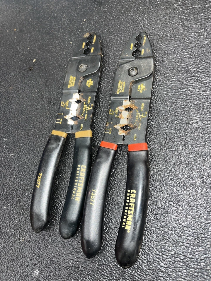 Nuevo de Lote Antiguo Craftsman Profesional Coaxial Peladora Crimpadora Cortadora 73577 NUEVO EE. UU. Foto 1 de 1