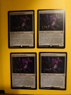 MTG Card.  Distended Mindbender playset  Eldritch Moon Rare  x4 eldrazi - Image 1 of 4