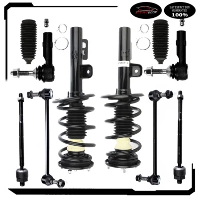 For 2010 2011 2012 Ford Flex Front Complete Struts & Sway Bars & Tie Rods Kit - Image 1 of 4
